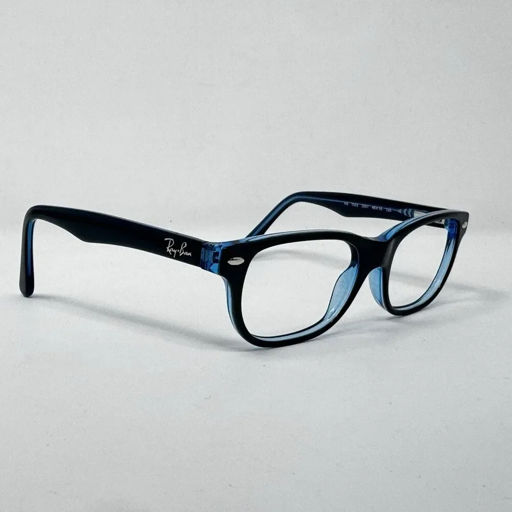 Ray-Ban RB1555 3667 Blue Fluo Kids Eyeglass Frames 46-16-125 A